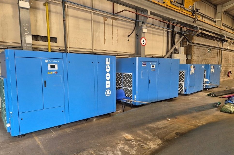 BOGE air compressor rental available in Belfast and Dunfermline – PCM Engineering hire fleet