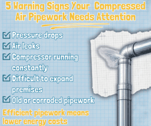 compressed air pipework beflast northern Ireland.